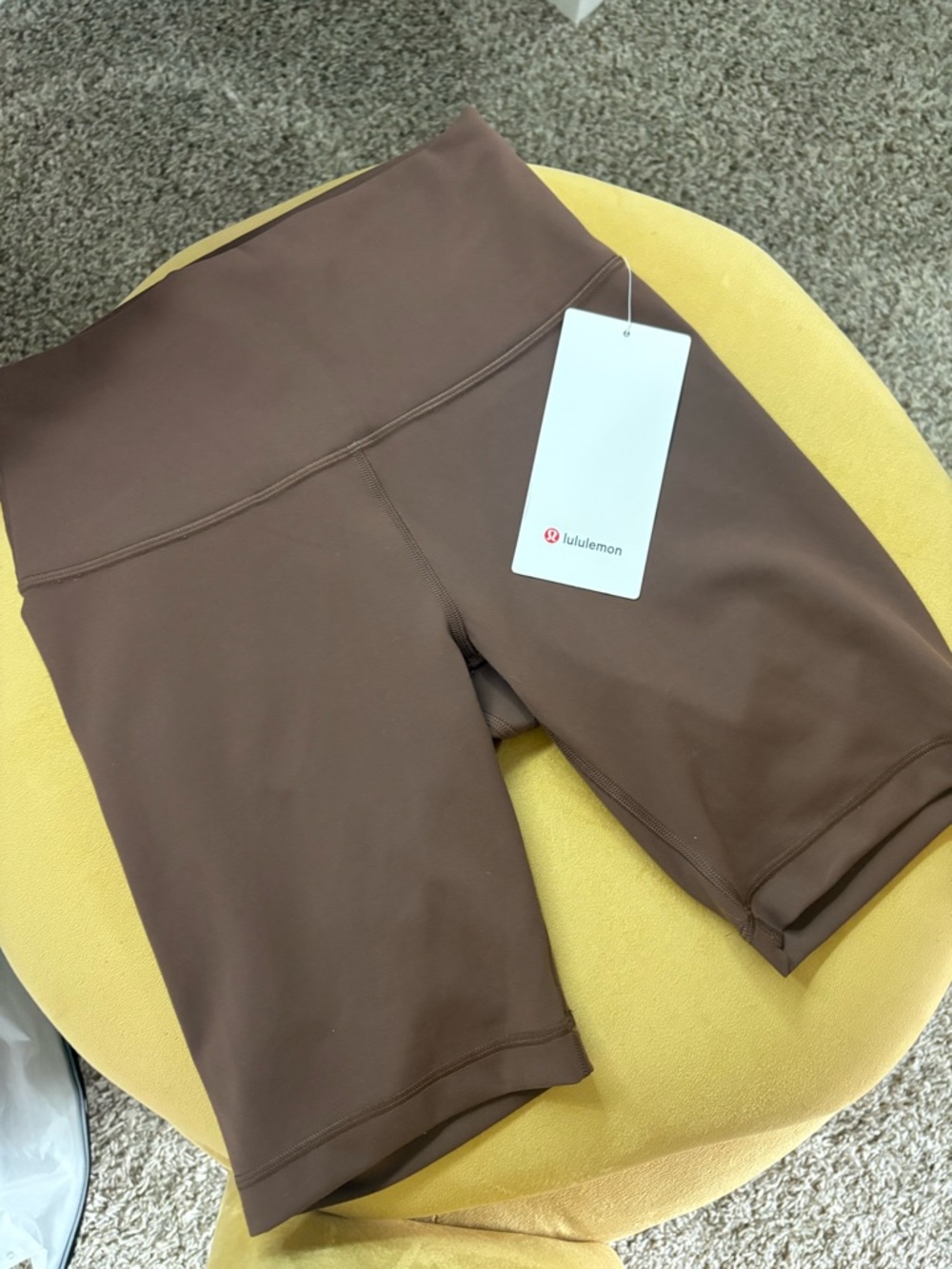 lululemon athletica Women's High-Rise Bike Shorts — Chocolate Brown